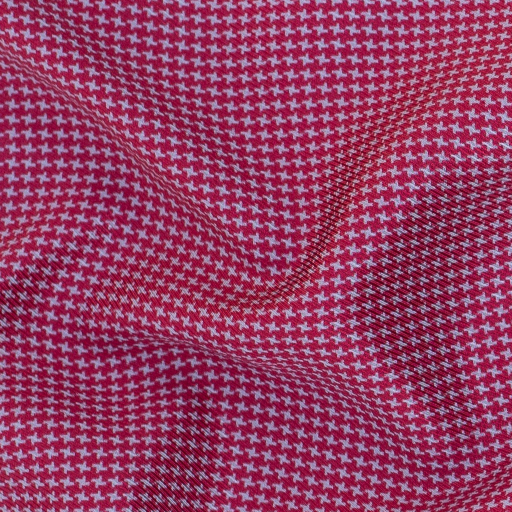 Premium Italian Silk Neckties - Buckeye Houndstooth - Sette Neckwear