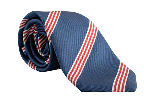 Yacht Striped Twill Necktie