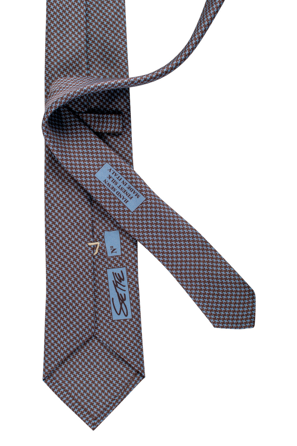 Cottonwood Houndstooth - Italian Silk & Wool Neckties