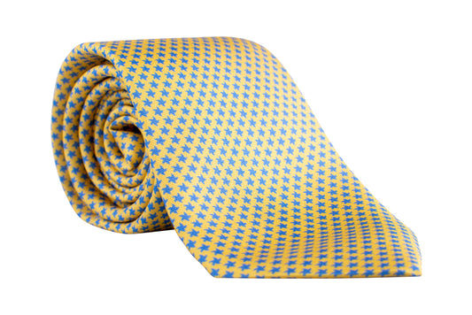 Swede Print Silk Necktie