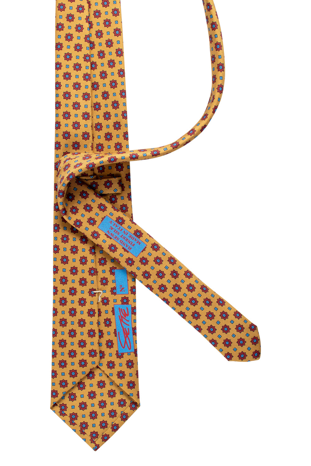 Gold Coast Medallion - Handcrafted Luxury by Italian Silk Neckties