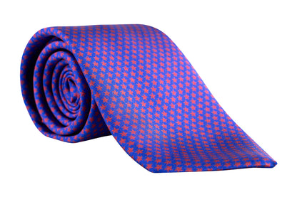 Royal, Red-Printed Silk Neckties Sette Neckwear