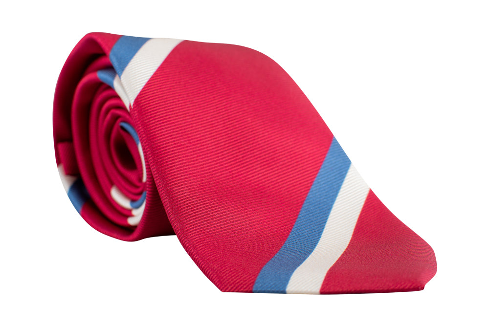 Gentleman- Printed Twill - Premium Italian Silk Neckties