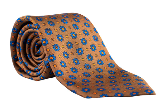 Cowboy Print Silk Necktie