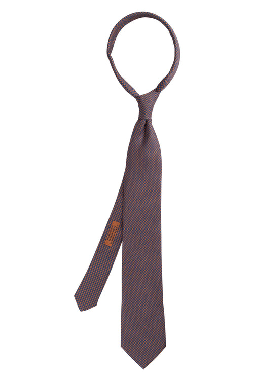 Irvine Houndstooth - Italian Silk & Wool Neckties - Sette Neckwear