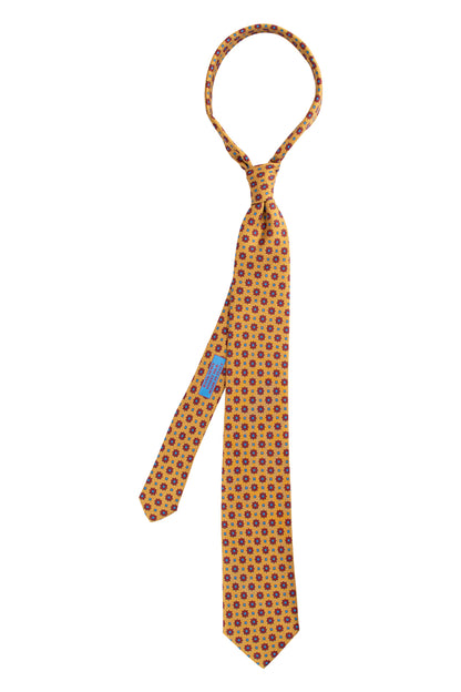Gold Coast Medallion - Handcrafted Luxury by Italian Silk Neckties